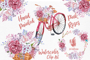 Watercolor Flowers Clipart and Illustrations